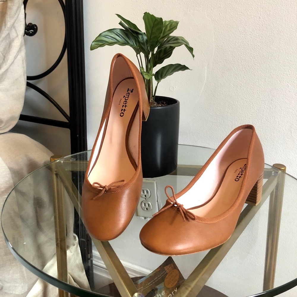Repetto Farah Block Heel Pump